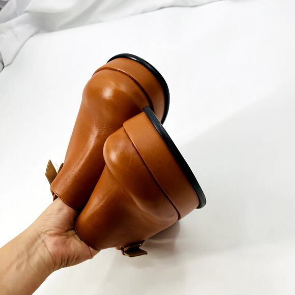 Paloma Wool brown leather platform odessa clogs - Picture 8 of 8